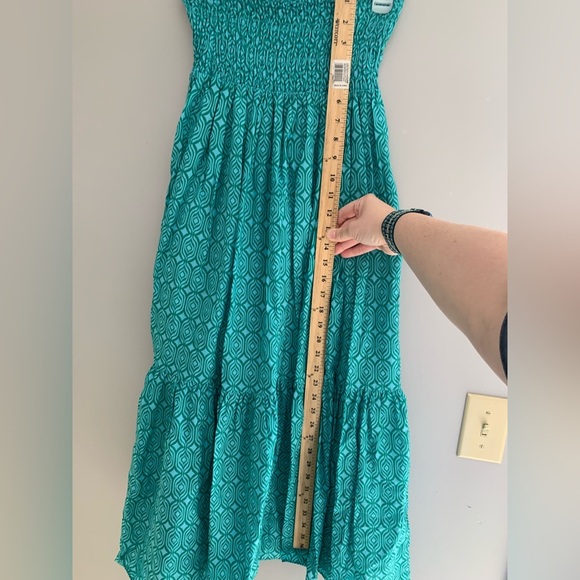 Womens Zara Geometric Long Sleeve Collared Tied Blouse & Smock Tiered Skirt SetL - Picture 12 of 15